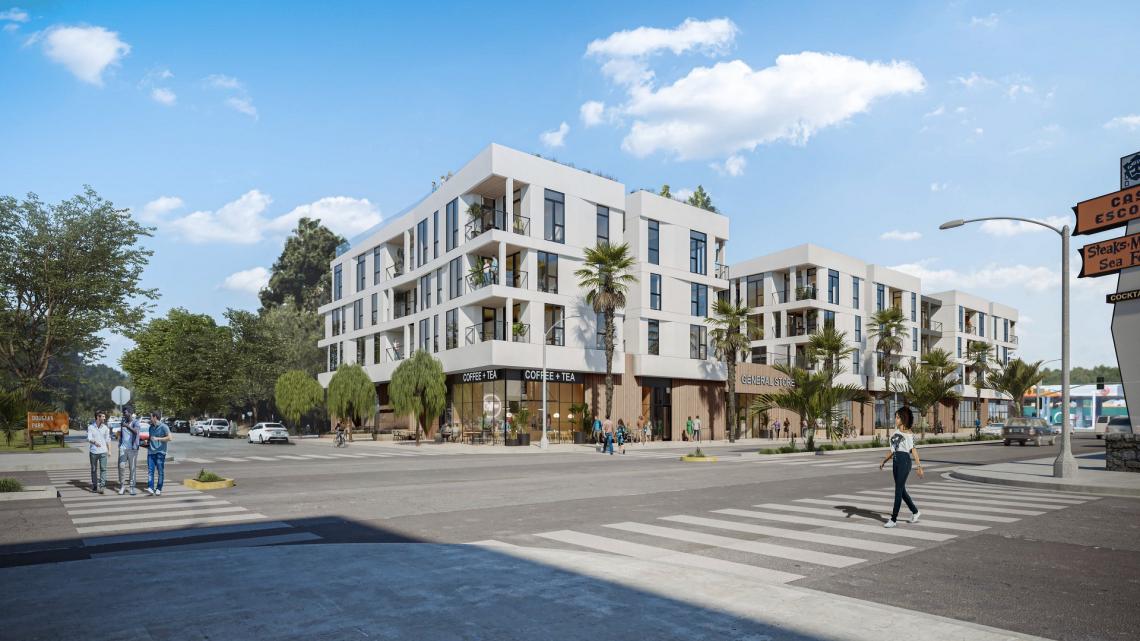 Fresh renderings for residential-retail complex at 2501 Wilshire 